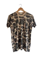 Vintage Duck Camp Pocket T Shirt Men’s Medium USA Single Stitch