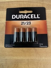 Lot Of Two New In Packs 4 Count Duracell A23 12 Volt Batteries MN21 MN23/12v