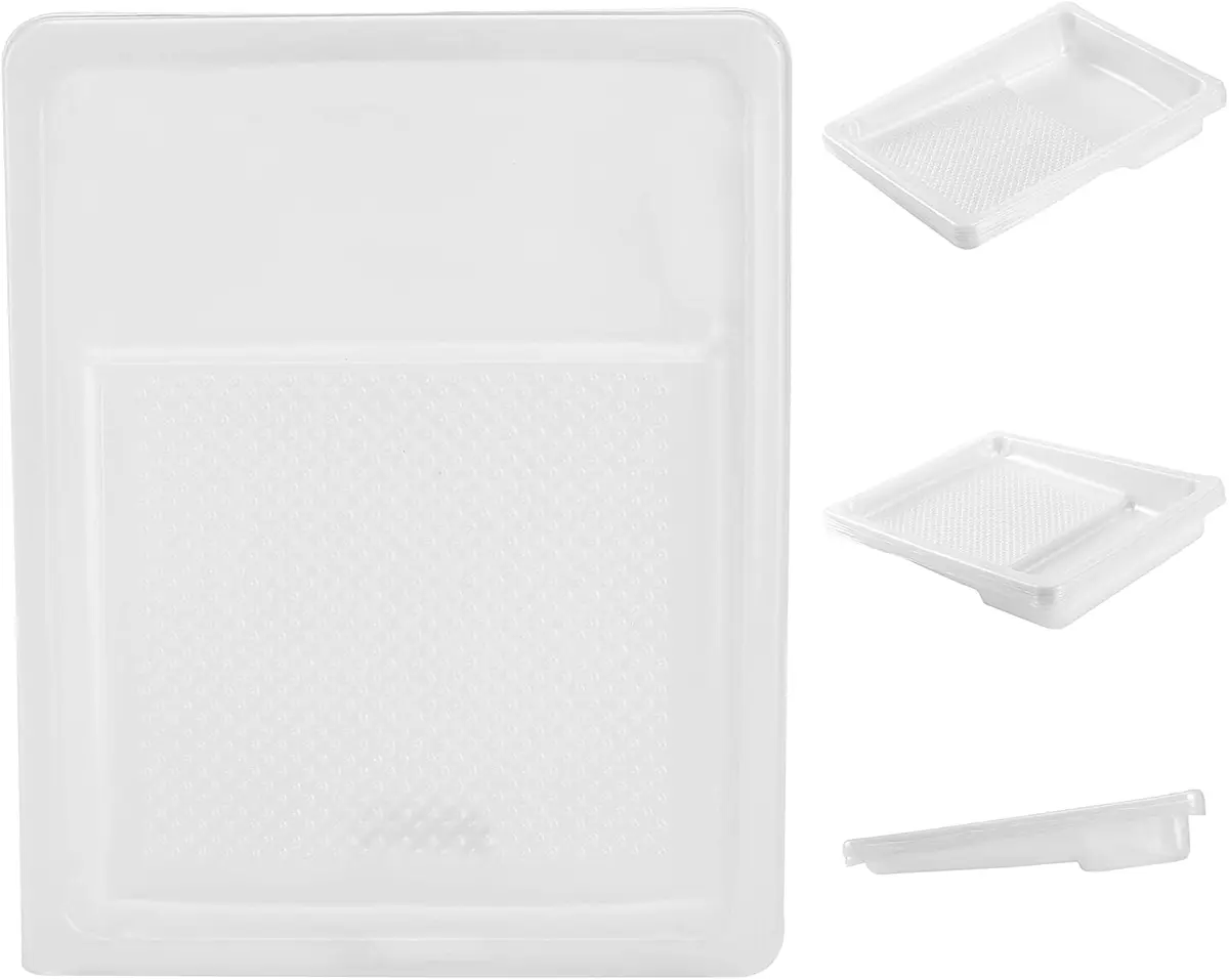 Bates- Paint Tray Liner, 4 Inch, 12 Pack, Paint Roller Tray, Paint Trays -  Bates Choice