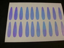 Trolling Spoon TRU UV CLEAR Die Cut Fishing Lure Tape 9 Sizes