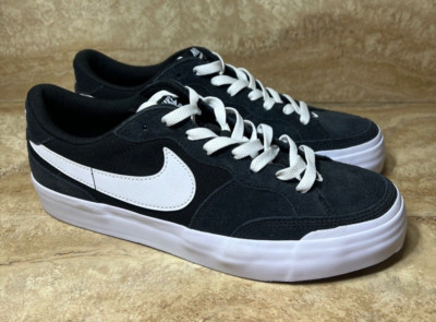 Nike Zoom Pogo Plus SB Black White Size 9.5 Mens Skateboarding shoes