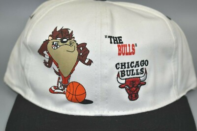 Chicago Bulls Taz Looney Tunes Vintage 90's YOUTH Snapback Cap Hat