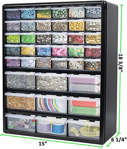 Greenpro 3309 Wall Mount Hardware and Craft Storage Cabinet Drawer Organizer