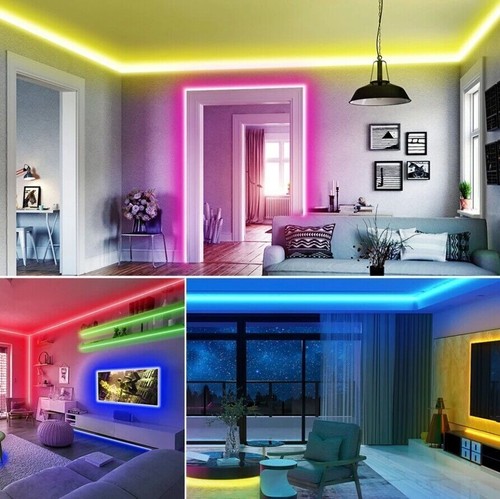 WS2812B 5V12V24V COB Smart RGB IC Flexible LED Strip 720LED 160LED/m Addressable - Afbeelding 11 van 15