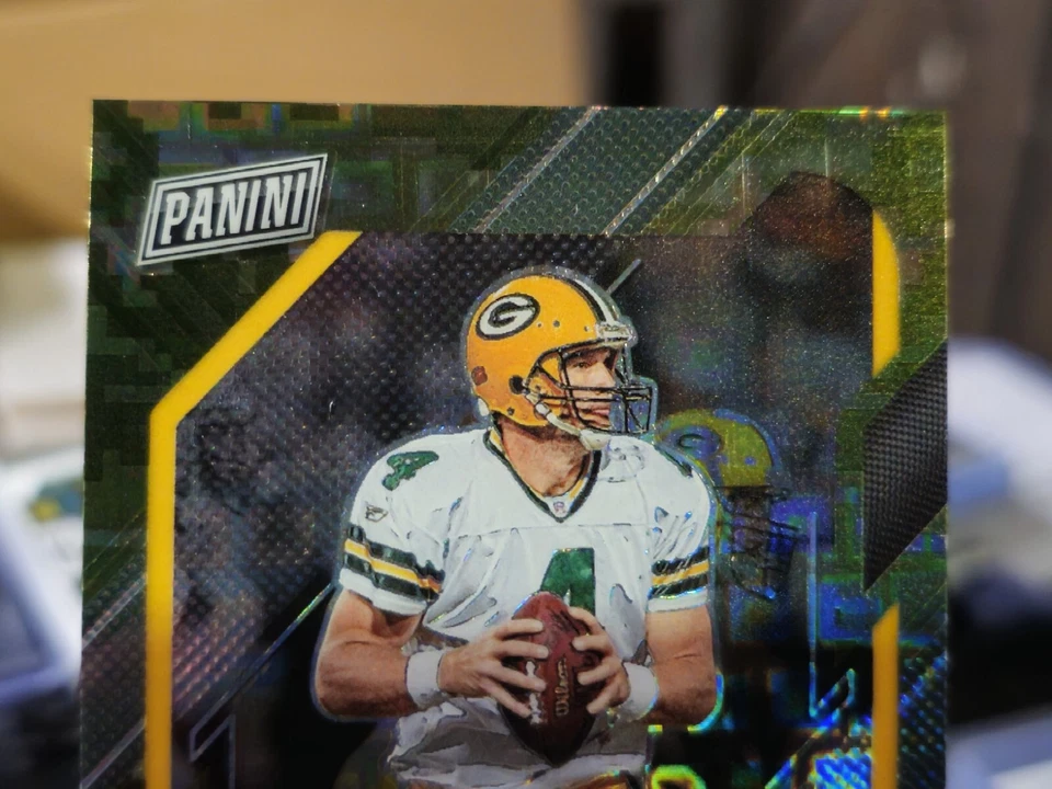 2021 Panini National VIP Gold Pack Pandora Prizm #5 Brett Favre #12/25 Packers🔥 - Image 2 of 4