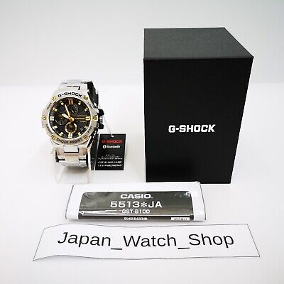 CASIO G-SHOCK GST-B100D-1A9JF G-STEEL Bluetooth Watch New in