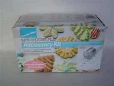 Proctor Silex Super Shooter Plus ACCESSORY KIT G1010 Makes Lg KING SIZE Cookies