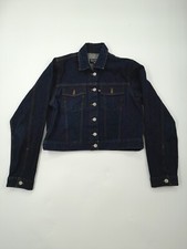 Polo Jeans Co. Ralph Lauren Dark Denim Cropped Jacket Baby Fit Size L