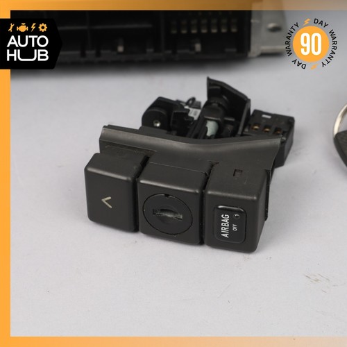 99-02 Mercedes R129 SL500 Steering Ignition Switch Trunk Door Lock Key Set OEM - Picture 7 of 15