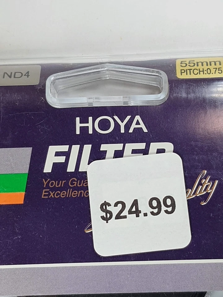 Hoya 55mm Genuine ND4 ND 4 Lens filter 55 mm Neutral Density ND4X ND 4X Japan - Image 2 of 4