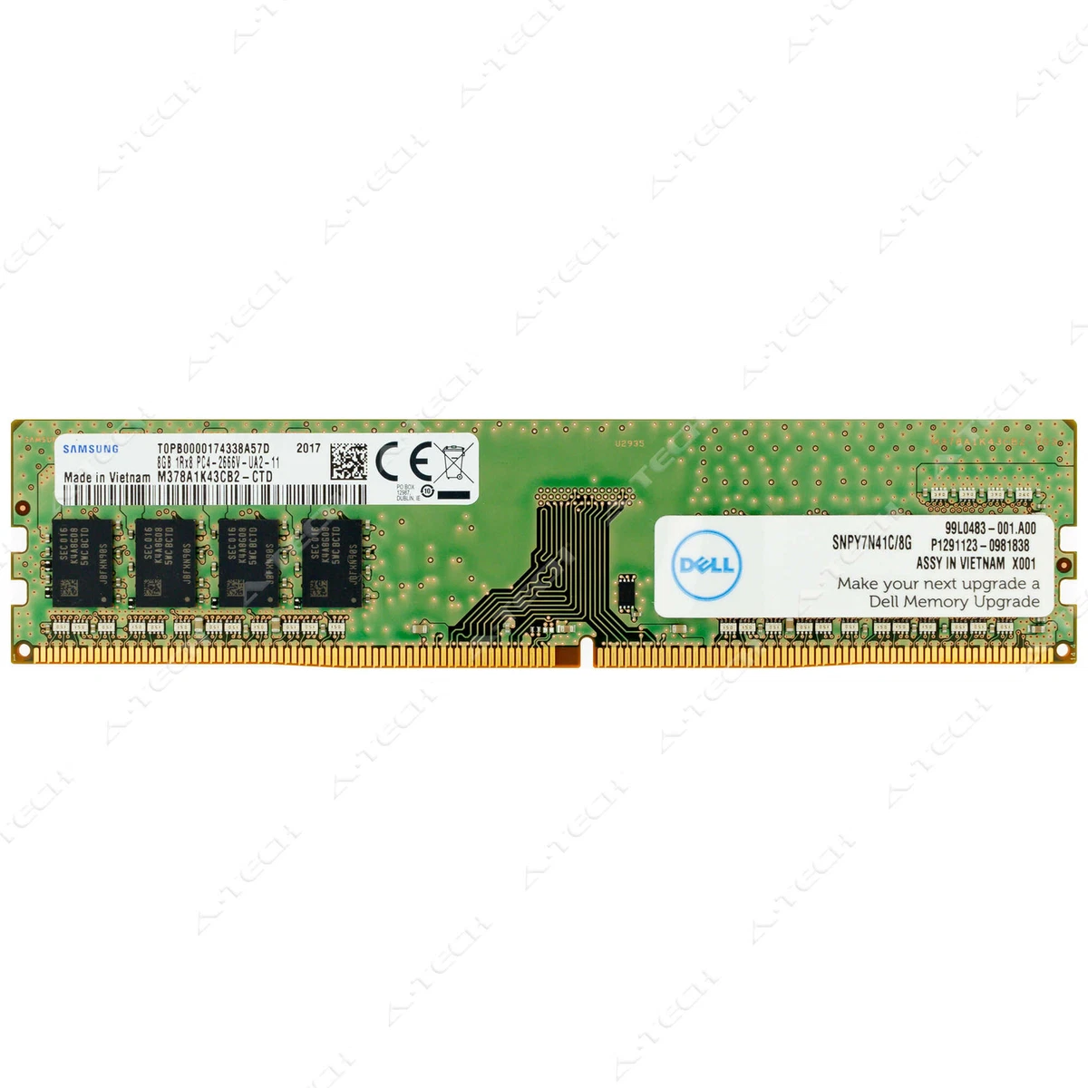 Módulo RAM 8GB DDR4-2666 PC4-21300 Para Dell PowerEdge T40
