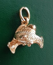 Pendentif POISSONS - Bijoux Fantaisie en Plaqué Or - 3,3 grammes - Idée Cadeau -