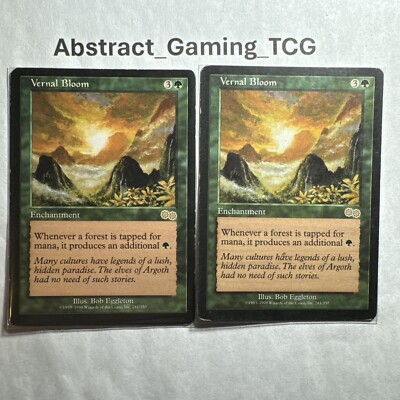 1x - MTG - Vernal Bloom - Urza's Saga - Regular - Free Shipping & Free Rare!