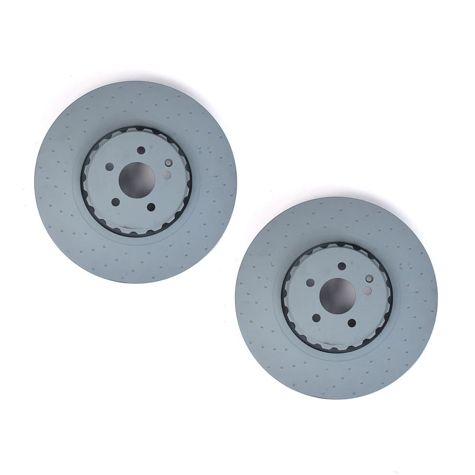 Rotores de freno delanteros aptos para Mercedes Benz S63 S65 Cl63 Cl65 Amg EE. UU. Foto 3 de 3