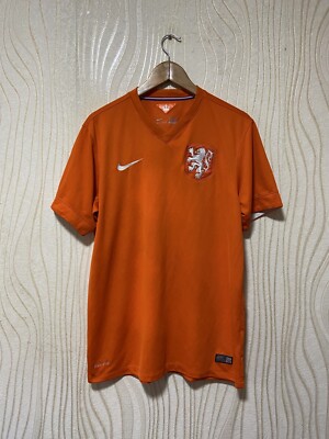 NETHERLANDS 2014 2015 HOME FOOTBALL SHIRT SOCCER JERSEY NIKE