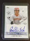 2022 Topps Series 2 Carlton Fisk Baseball Stars AUTO SP Boston Red Sox Autograph