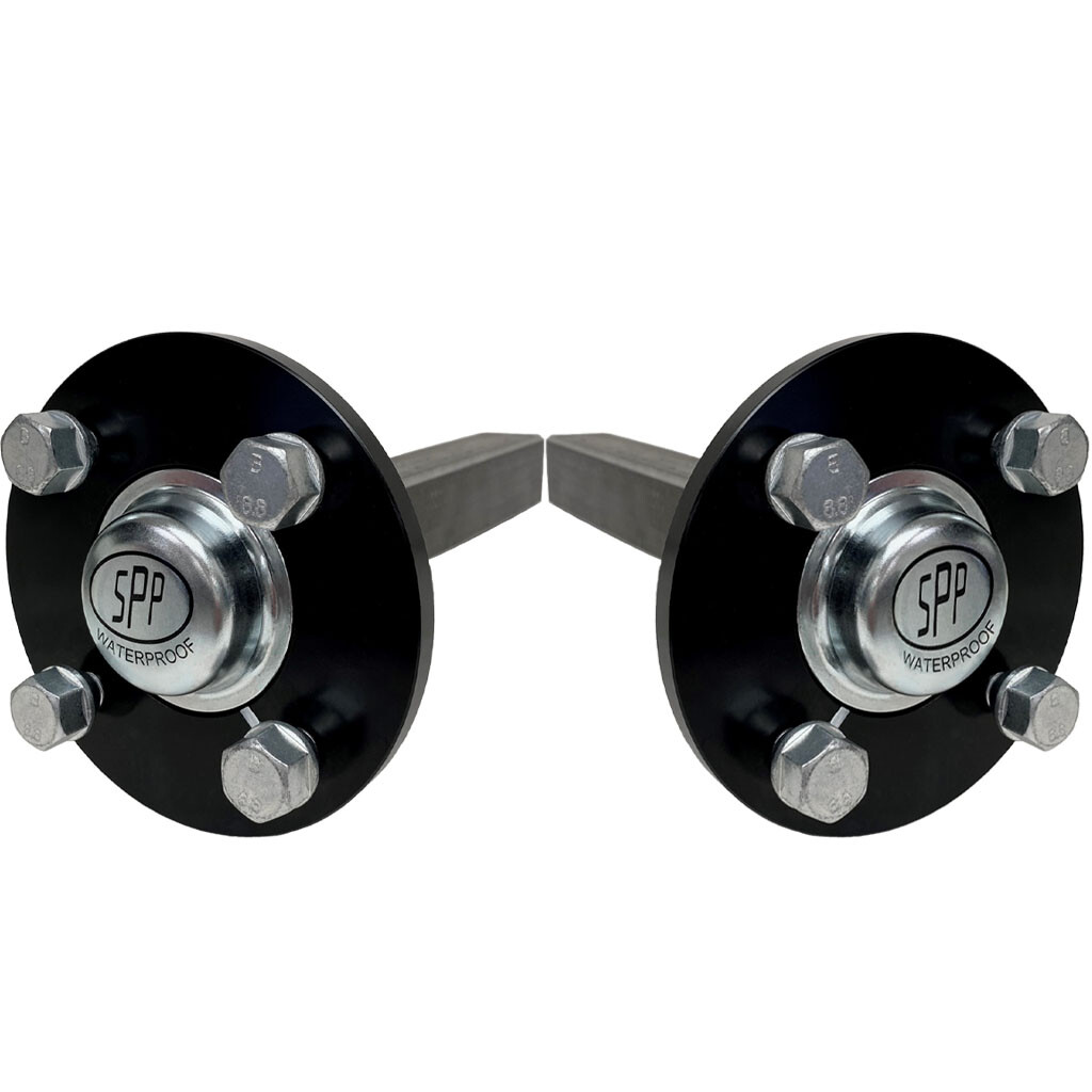 Assi Mozzo & Albero per Quad,Atv Rimorchio 4 Borchie 100mm Pcd 35x35mm 750kg (Di