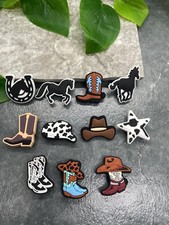 11 PC 1  Cartoon Western Shoe Decoration Charms-Clogs Jigs Bubble Slide A4751