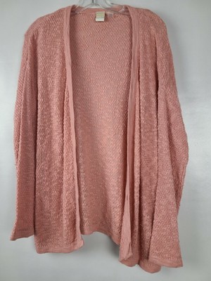 Roxy Womens Cardigan Size Small Peach 