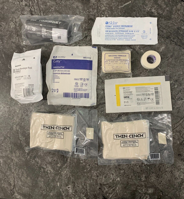 IFAK, Individual First Aid Kit, Advanced Trauma Wound Care Kit (Free S/H)
