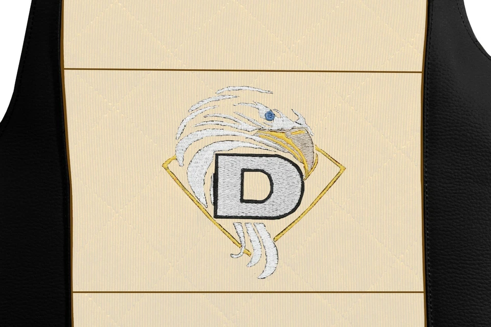 DAF XF 105 106 Passform LKW Bezüge Sitzbezüge Kunstleder Stoff Schwarz Beige  - Bild 2 von 4