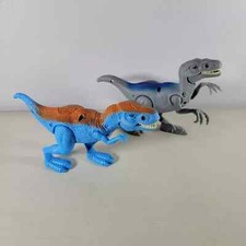 Dinosaur Toys T-Rex  Raptor Flashing Eyes Roaring Sounds Prehistoric Action