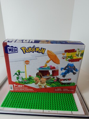Pokémon Poké Puff Picnic Building Set with 163pcs  Pokemon Poke Mega Blocks