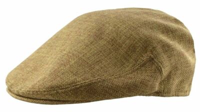 Newhattan Men's Driver Ivy Cabbie Cap Khaki #1871