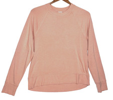 A New Day Soft Sweatshirt Womens M Light Peach Pullover Crewneck
