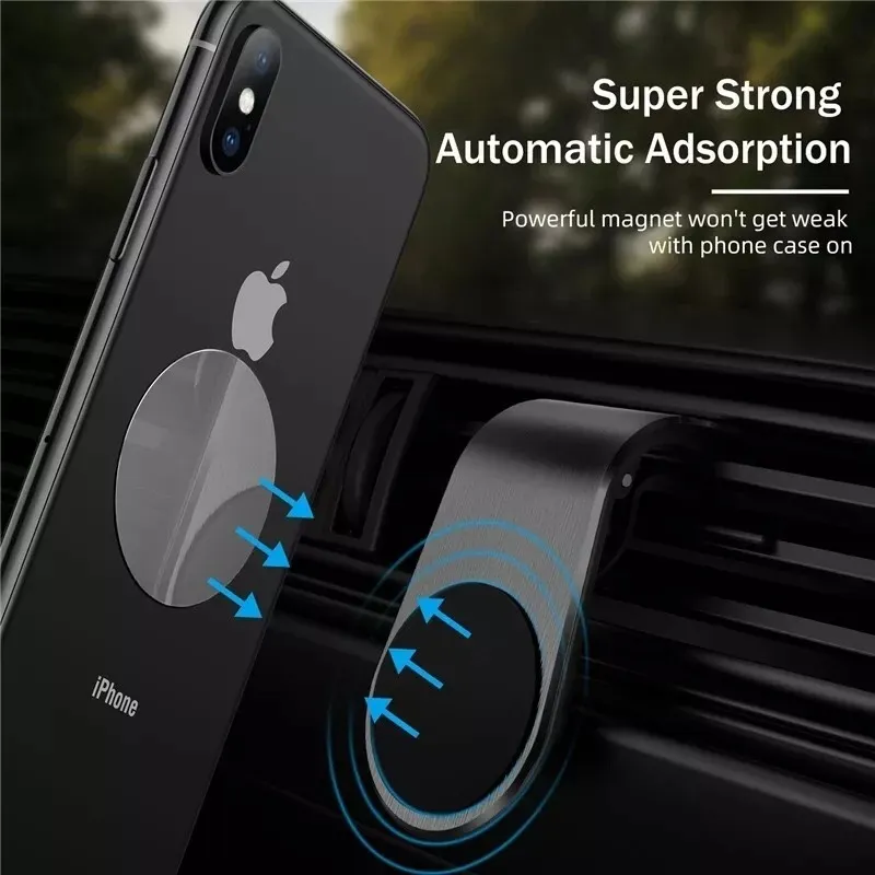 Soporte Sostenedor Magnetico De Telefono Celular Para Carro Auto Coche  Universal