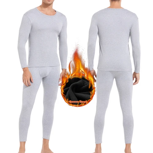 Herren Thermo Long Johns Warme Unterwäsche Top + Hose 2-teiliges Set Basisschicht - Bild 30 von 32