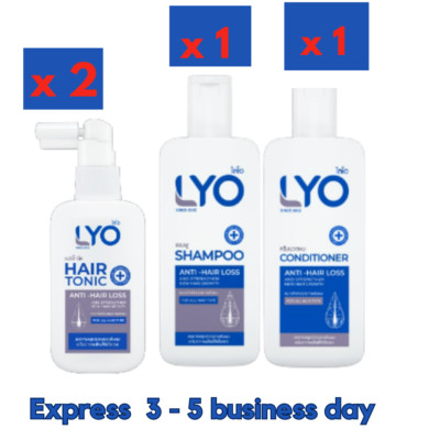 Lyo Hair Tonic Shampoo Conditioner Hair Growth Anti Hair Loss Strengthen Set