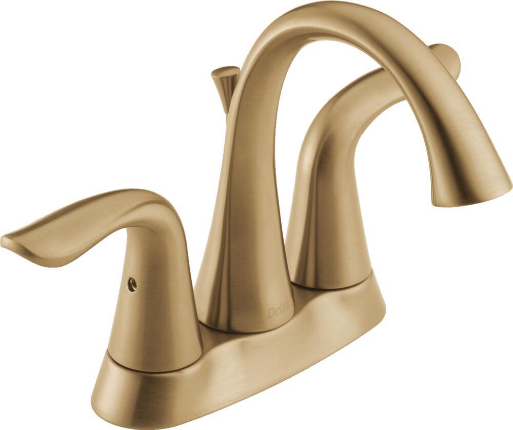 Delta Lahara 2-handle Bathroom Faucet Champagne Bronze - Cer