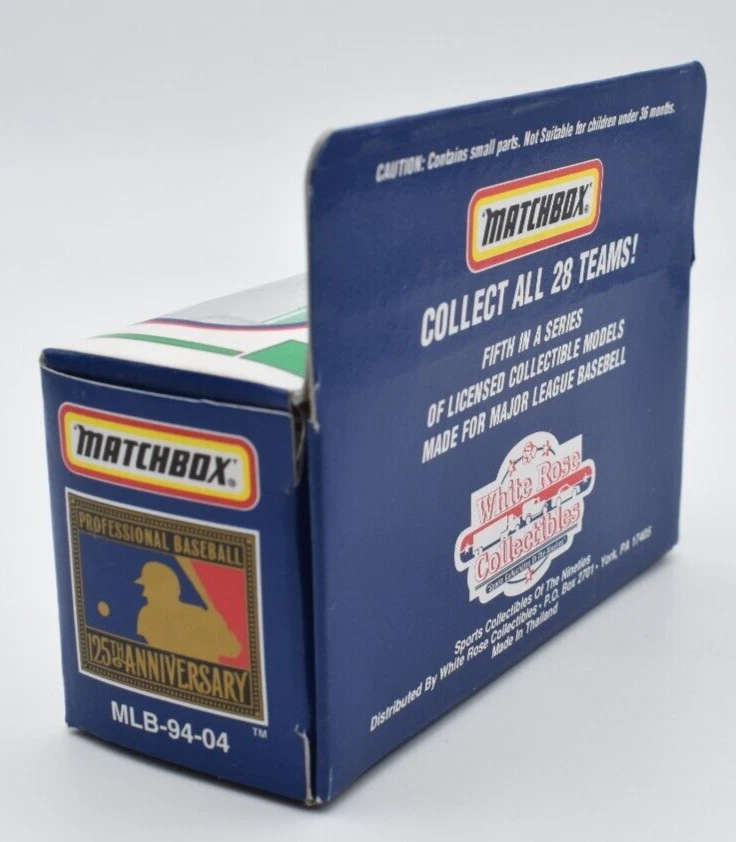 Matchbox Superfast Ford Flareside Pickup Montreal Expos blu baseball 1994 - Immagine 2 di 2