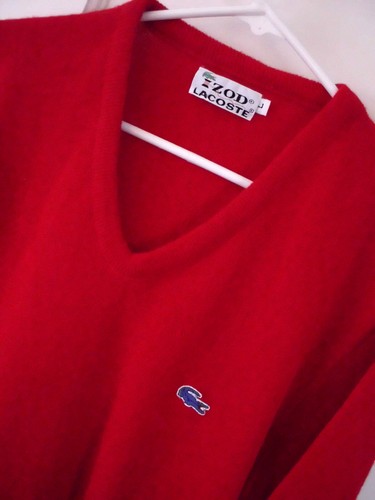 Vintage Mens Lacoste Alligator Sweater 