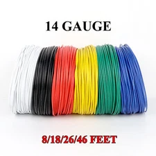 Automotive Primary Wire 14 AWG Gauge Stranded Low Voltage Electrical Harness Lot