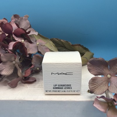 Mac Lip Scrubtious Sweet Vanilla 0.47oz/14ml New In Box Full Size M-20