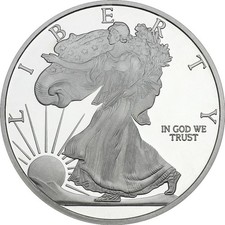 5 oz SilverTowne US Eagle Silver Round
