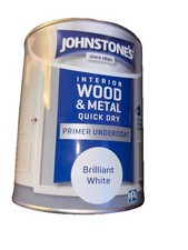 Johnstone's - Quick Dry Gloss Primer Undercoat - Brilliant White - Water Based