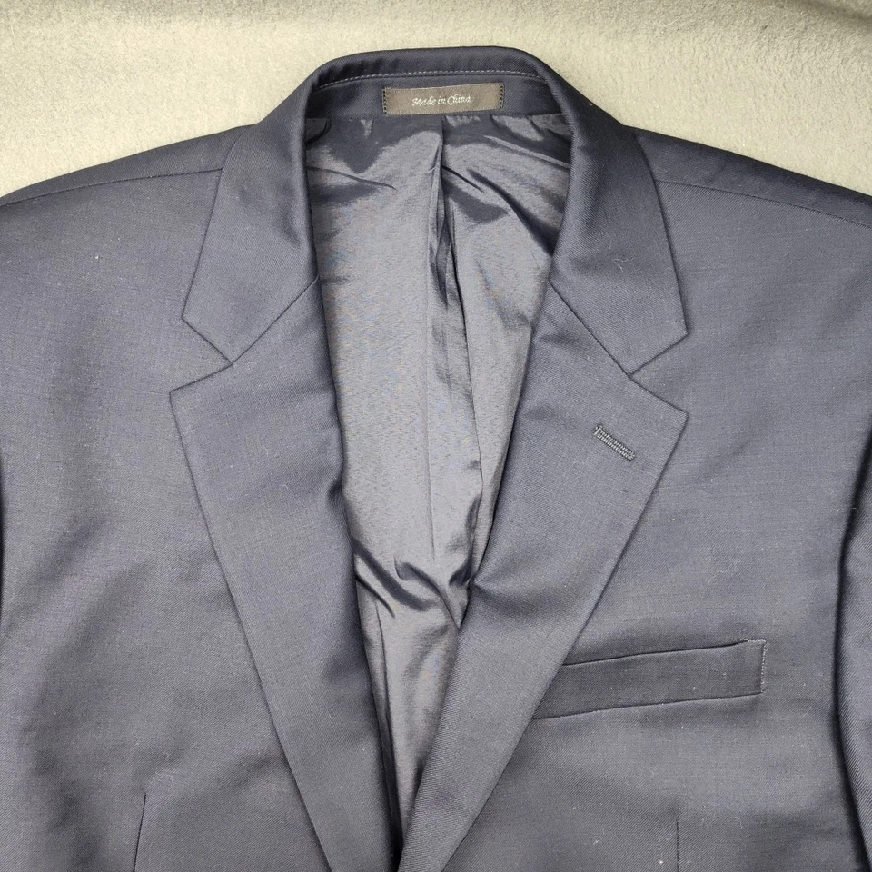 Abrigo Deportivo Lauren Ralph Lauren Hombres 40R Azul Dorado Botón Blazer Traje Chaqueta Trabajo Foto 2 de 4