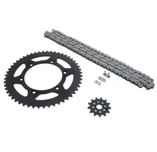 1999-2004 Yamaha YZ125 Non O Ring Chain & Sprocket Black 13/52 116L