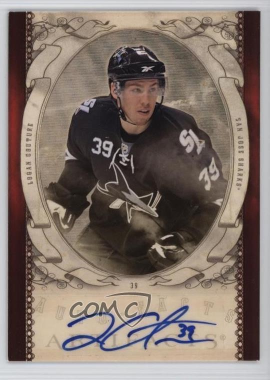 2010-11 Upper Deck Artifacts Autofacts Logan Couture #AF-LC Auto 4f5