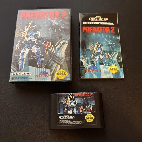 New ListingPredator 2 (Sega Genesis, 1992) Complete Cib
