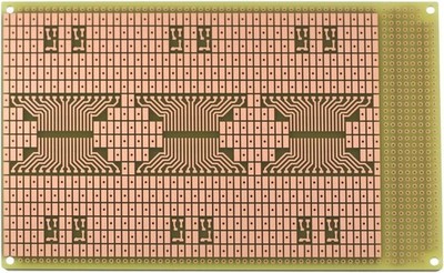 Prototype Systems SMT3U SMTboard 3U, Double Sided PCB, Unplated Holes