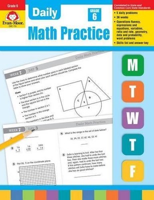 Daily Math Practice, Grade 6 Teacher Edition (Taschenbuch)