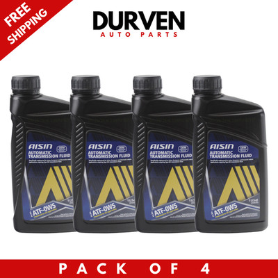 Aisin ATF-0WS Automatic Transmission Fluid Toyota Lexus WS Type 4qt 4-Pack
