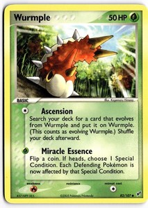 Wurmple 82/107 EX Deoxys Pokémon Card