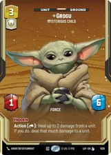 Grogu Mysterious Child Prestige 1039 carta