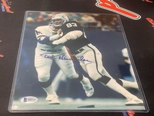Ted Hendricks Autograhed 8x10 Photo Raiders Beckett COA AR