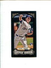 2014 Topps Gypsy Queen Mini Black #296 Jimmy Nelson #/199 ⚾